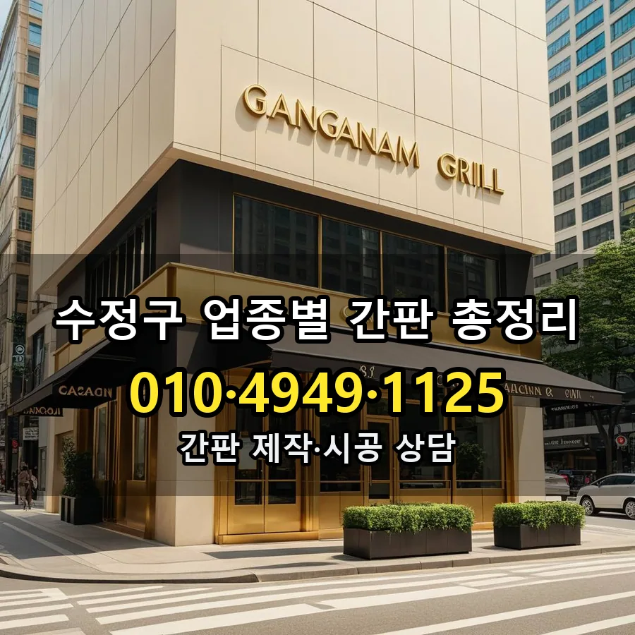 업종별 간판 총정리 제작·시공 모습